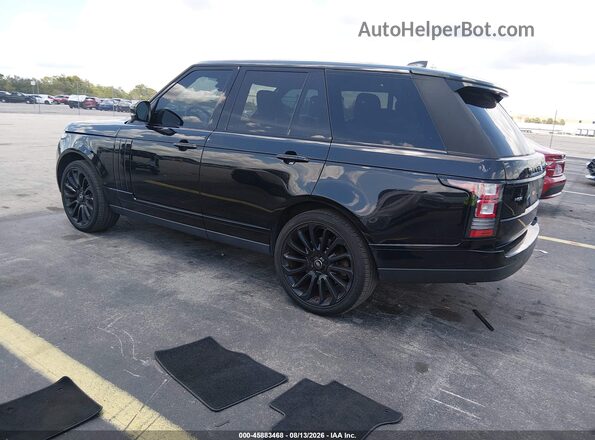 SALGS2FV3HA378688 2017 LAND ROVER RANGE ROVER Black Задня ліва чверть