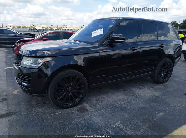 SALGS2FV3HA378688 2017 LAND ROVER RANGE ROVER Black Передня ліва чверть