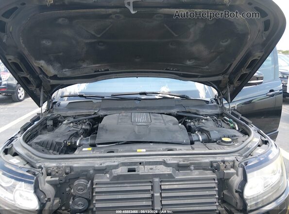 SALGS2FV3HA378688 2017 LAND ROVER RANGE ROVER Black Вид ззаду