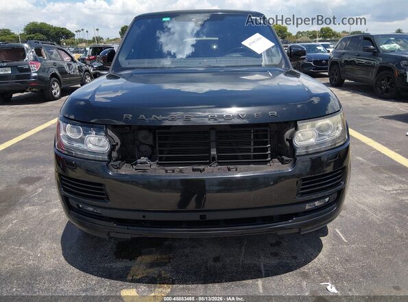 SALGS2FV3HA378688 2017 LAND ROVER RANGE ROVER Black Вид спереду
