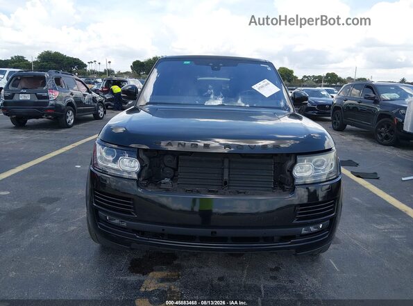 SALGS2FV3HA378688 2017 LAND ROVER RANGE ROVER Black Вид задньої частини салону