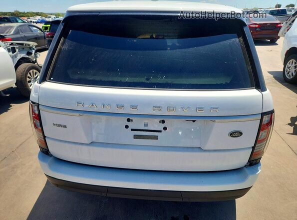 SALGS2FV5HA342033 2017 LAND ROVER RANGE White Rear view
