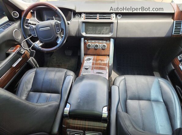 SALGS2FV6HA378376 2017 LAND ROVER RANGE Gray წინა პანელის ხედი