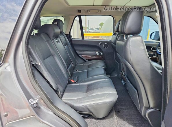 SALGS2FV6HA378376 2017 LAND ROVER RANGE Gray უკანა სავარძლების ხედი