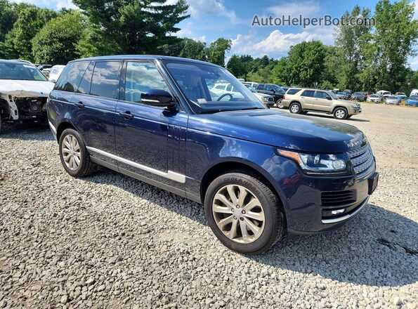 SALGS2FV9HA355271 2017 LAND ROVER RANGE Blue Front right