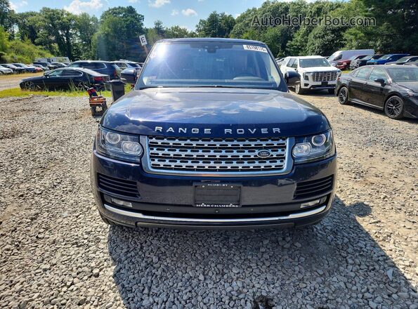 SALGS2FV9HA355271 2017 LAND ROVER RANGE Blue Front view