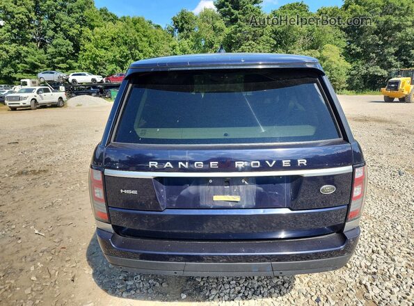 SALGS2FV9HA355271 2017 LAND ROVER RANGE Blue Rear view