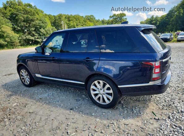 SALGS2FV9HA355271 2017 LAND ROVER RANGE Blue Rear left
