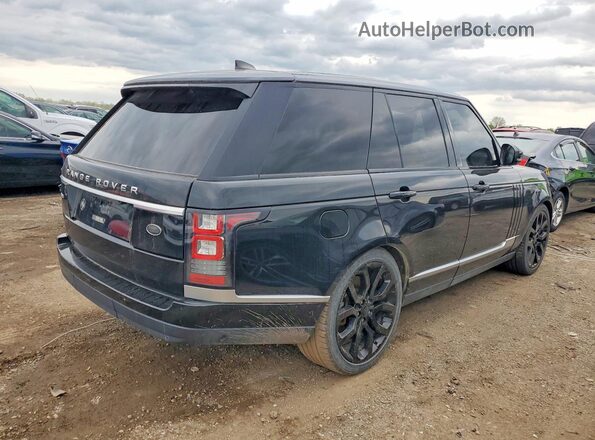 SALGS2FVXHA353710 2017 LAND ROVER RANGE Black უკანა მარჯვენა