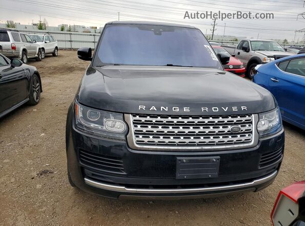 SALGS2FVXHA353710 2017 LAND ROVER RANGE Black წინა ხედი