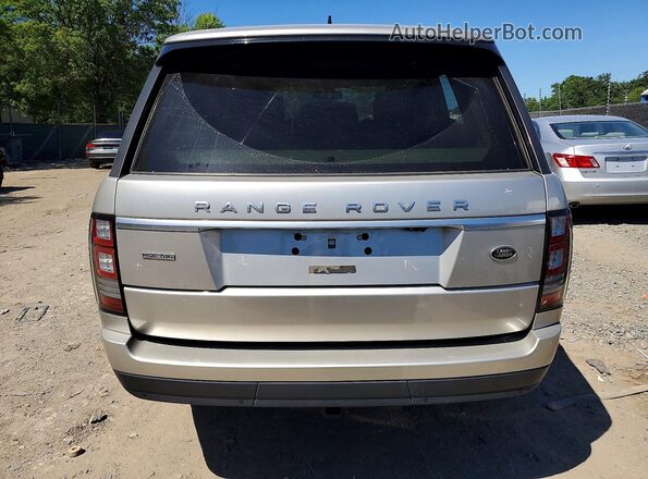 SALGS2KF3GA250979 2016 LAND ROVER RANGE Silver Հետևի տեսք