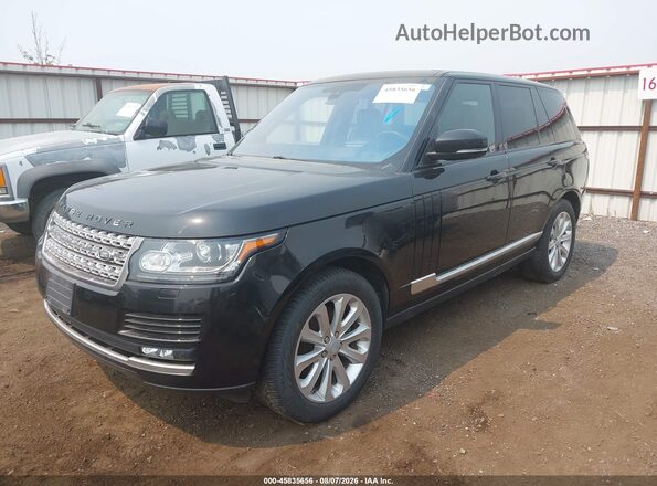 SALGS2KF4GA249999 2016 LAND ROVER RANGE ROVER Black Przód lewy