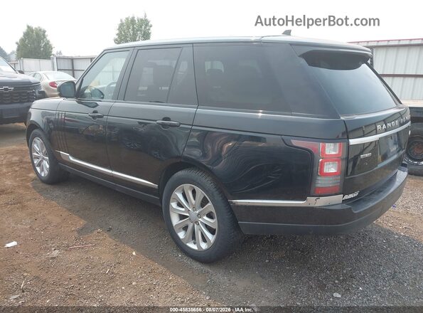SALGS2KF4GA249999 2016 LAND ROVER RANGE ROVER Black Tył lewy