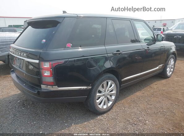 SALGS2KF4GA249999 2016 LAND ROVER RANGE ROVER Black Tył prawy