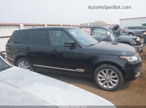 SALGS2KF4GA249999 2016 LAND ROVER RANGE ROVER Black Widok wnętrza z tyłu