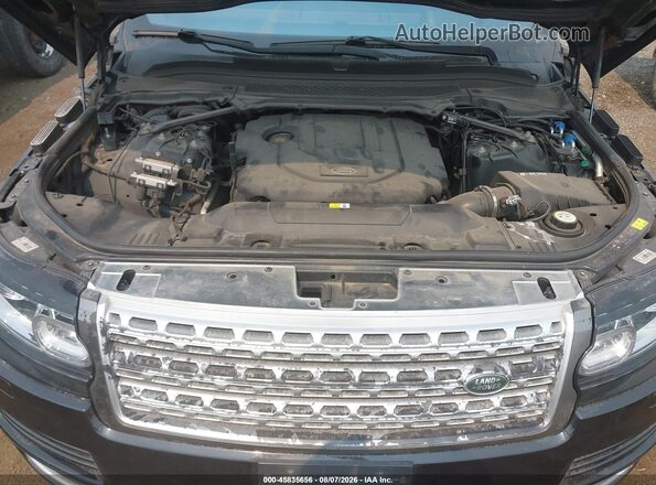 SALGS2KF4GA249999 2016 LAND ROVER RANGE ROVER Black Widok z tyłu