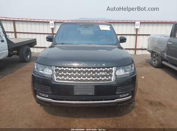 SALGS2KF4GA249999 2016 LAND ROVER RANGE ROVER Black Widok zestawu wskaźników