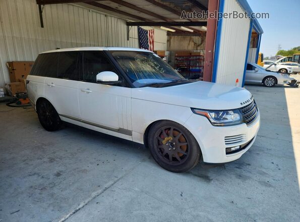 SALGS2PF2GA319699 2016 LAND ROVER RANGE ROVER White წინა ხედი
