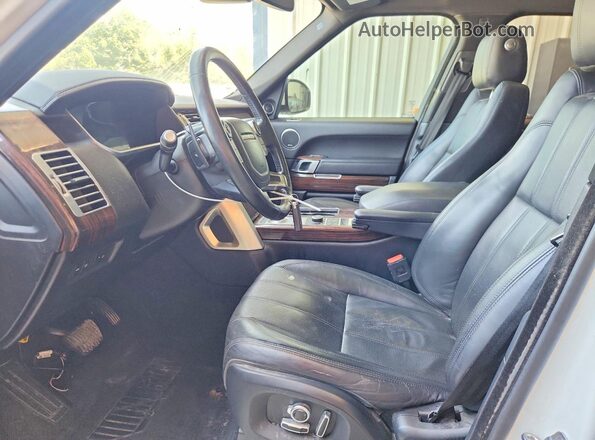 SALGS2PF2GA319699 2016 LAND ROVER RANGE ROVER White წინა პანელის ხედი