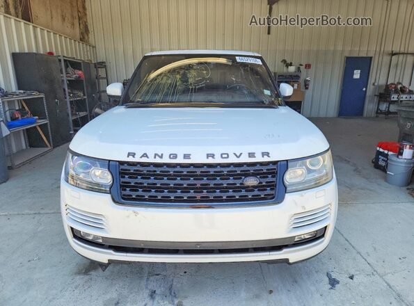 SALGS2PF2GA319699 2016 LAND ROVER RANGE ROVER White უკანა ხედი