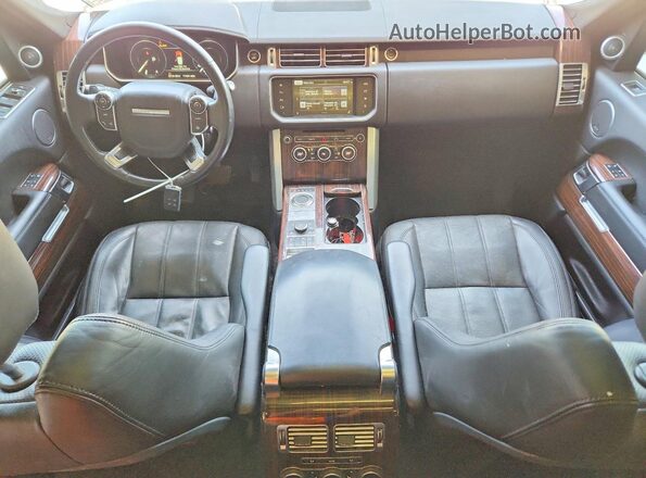 SALGS2PF2GA319699 2016 LAND ROVER RANGE ROVER White ხელსაწყოთა პანელის ხედი