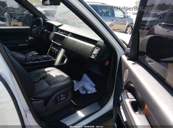 SALGS2PF6GA298940 2016 LAND ROVER RANGE ROVER White Front interior view