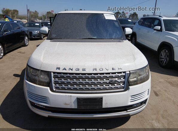 SALGS2PF6GA298940 2016 LAND ROVER RANGE ROVER White Front view