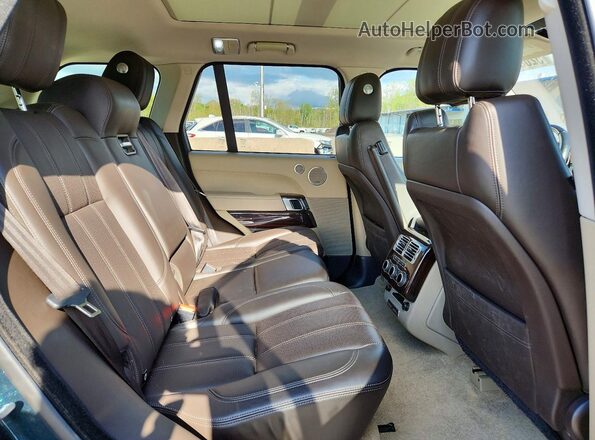 SALGS2PF8GA295733 2016 LAND ROVER RANGE Зеленый Вид задней части салона