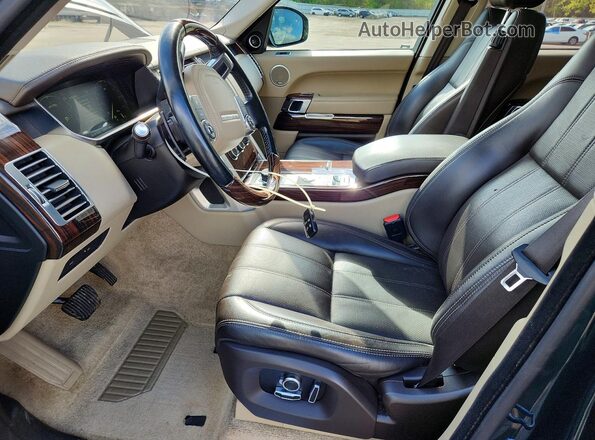 SALGS2PF8GA295733 2016 LAND ROVER RANGE Зеленый Вид салона спереди