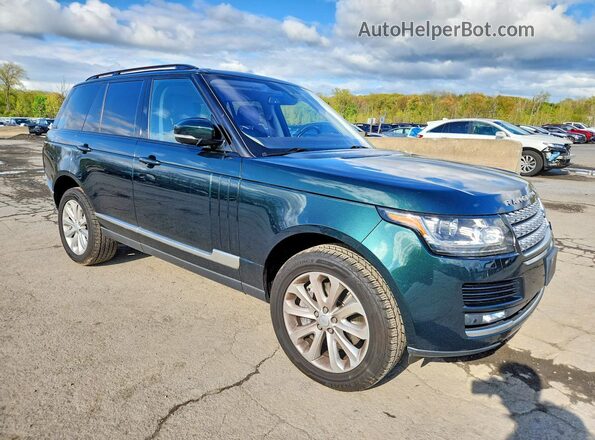 SALGS2PF8GA295733 2016 LAND ROVER RANGE Зеленый Передняя правая четверть