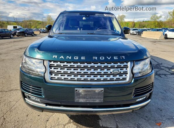 SALGS2PF8GA295733 2016 LAND ROVER RANGE Зеленый Вид спереди