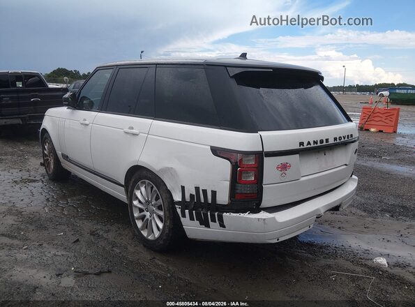 SALGS2PF8GA306911 2016 LAND ROVER RANGE ROVER Белый Вид спереди
