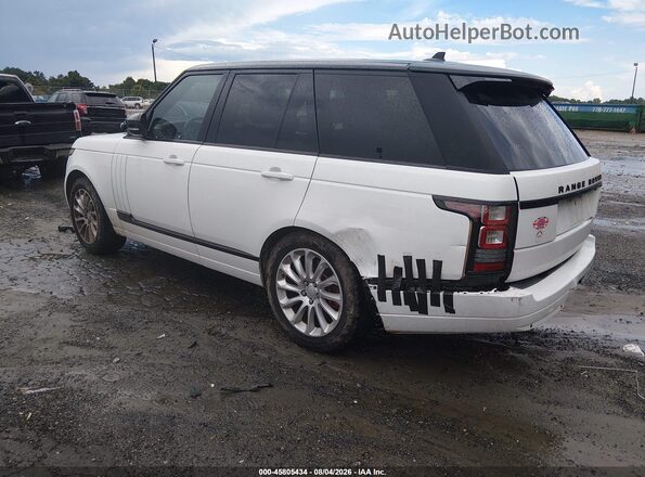 SALGS2PF8GA306911 2016 LAND ROVER RANGE ROVER Белый Задняя левая четверть