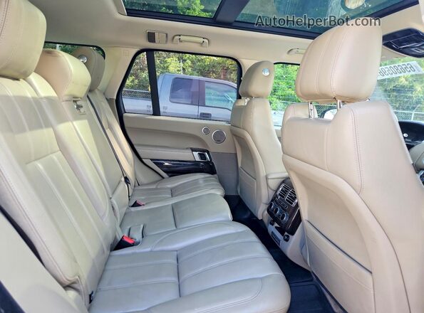 SALGS2PF9GA315908 2016 LAND ROVER RANGE White უკანა სალონის ხედი