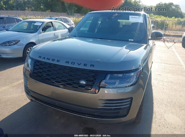 SALGS2RE1JA513443 2018 LAND ROVER RANGE ROVER Gray Вид спереду