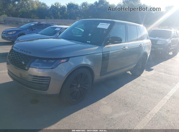SALGS2RE1JA513443 2018 LAND ROVER RANGE ROVER Gray Передня ліва чверть