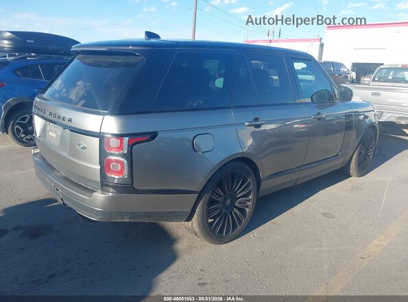 SALGS2RE1JA513443 2018 LAND ROVER RANGE ROVER Gray Задня права чверть