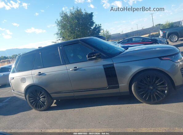 SALGS2RE1JA513443 2018 LAND ROVER RANGE ROVER Gray Вид задньої частини салону