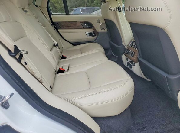 SALGS2RE1JA515516 2018 LAND ROVER RANGE White უკანა სალონის ხედი
