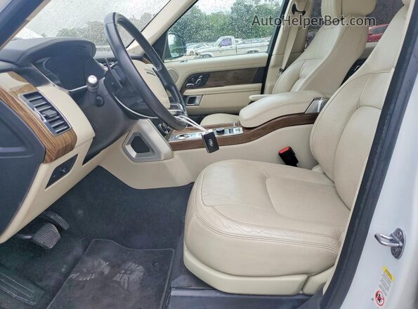 SALGS2RE1JA515516 2018 LAND ROVER RANGE White წინა სალონის ხედი