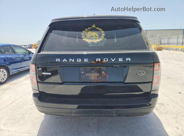 SALGS2RE1JA516052 2018 LAND ROVER RANGE Black Rear view