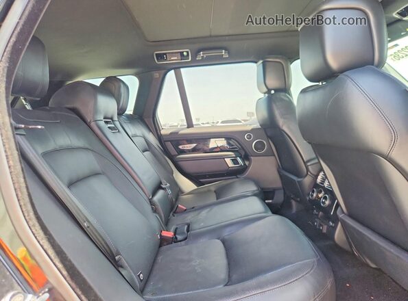 SALGS2RE1JA516052 2018 LAND ROVER RANGE Black Rear interior view