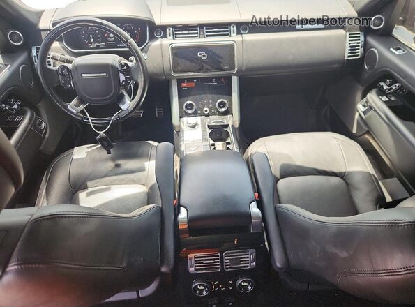 SALGS2RE1JA516052 2018 LAND ROVER RANGE Black Dashboard view