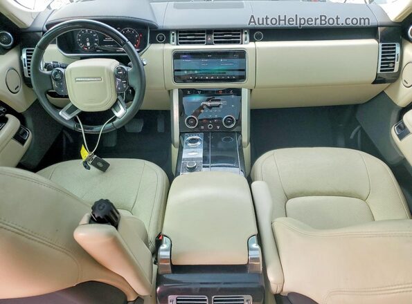 SALGS2RE1KA531670 2019 LAND ROVER RANGE Black Առջևի վահանակի տեսք