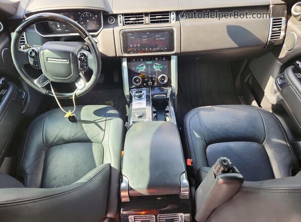 SALGS2RE5KA540954 2019 LAND ROVER RANGE Black Widok deski rozdzielczej