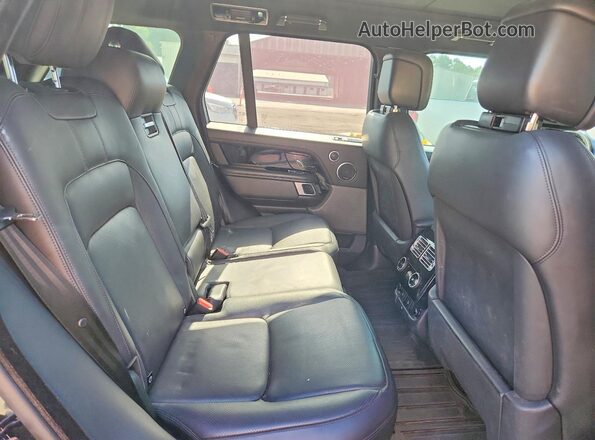 SALGS2RE5KA540954 2019 LAND ROVER RANGE Black Widok wnętrza z tyłu