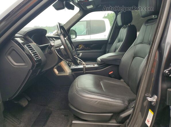 SALGS2RE5KA562467 2019 LAND ROVER RANGE Gray წინა სალონის ხედი
