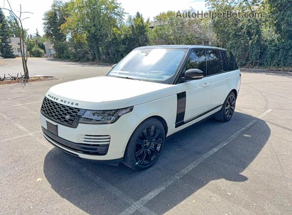 SALGS2RE7KA543693 2019 LAND ROVER RANGE White Հետևի ձախ