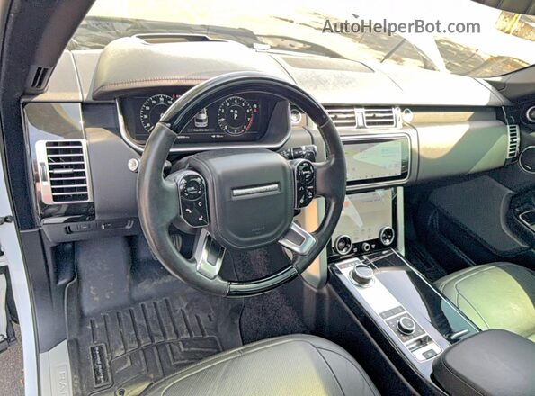 SALGS2RE7KA543693 2019 LAND ROVER RANGE White Սարքավորումների վահանակի տեսք