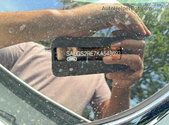 SALGS2RE7KA543693 2019 LAND ROVER RANGE White Հետևի նստատեղերի տեսք